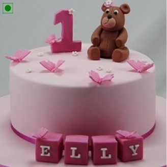 Romantic teddy cake Online Cake Delivery Delivery Jaipur, Rajasthan
